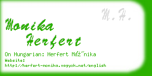 monika herfert business card